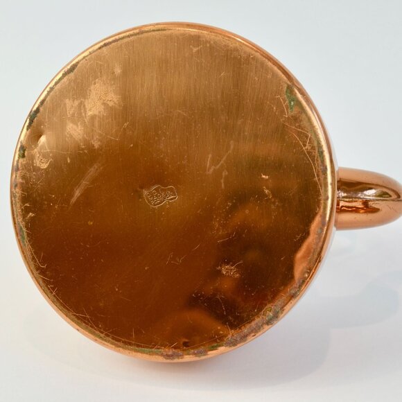 ODI Portugal Copper Teapot Wooden Handle Vintage - Picture 11 of 12